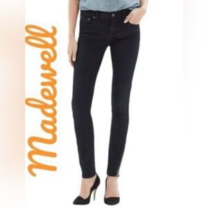 Madewell Skinny Skinny Jeans – Black Wash, Size 27